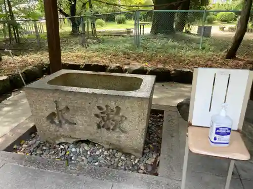 白山神社の手水