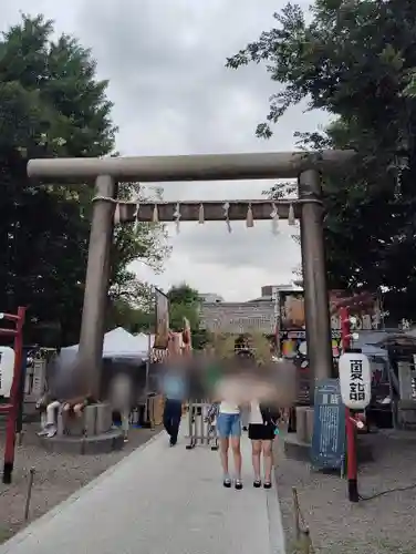 浅草神社の鳥居