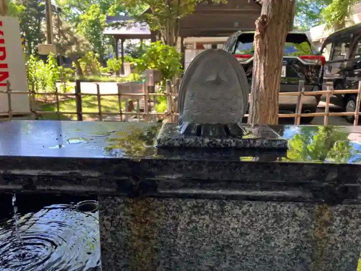 新琴似神社の手水舎
