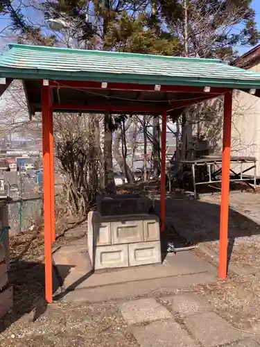 輪西稲荷神社の手水舎