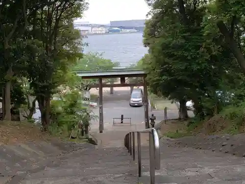 名島神社の鳥居