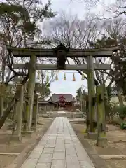 飯香岡八幡宮の鳥居