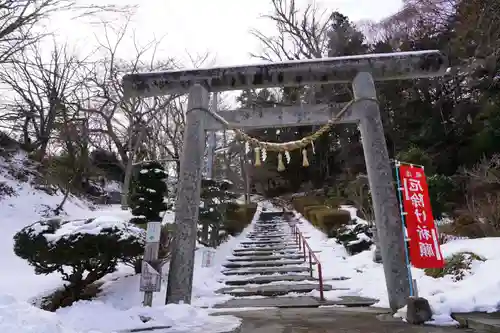 三春大神宮の鳥居