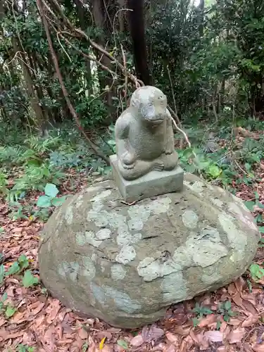 男嶽神社の狛犬