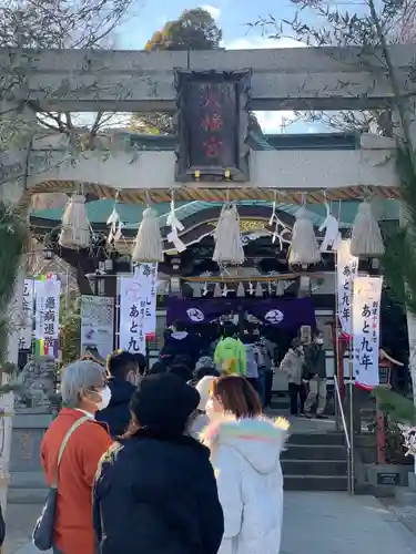 川越八幡宮の鳥居