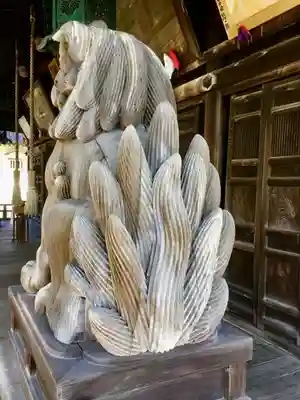 放生津八幡宮の狛犬