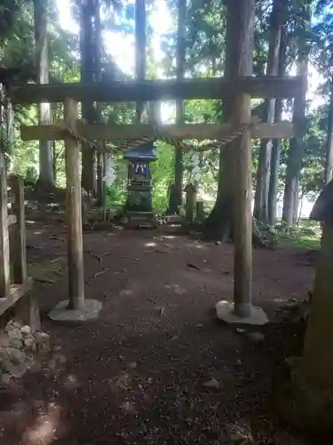 中社五斎神社の鳥居