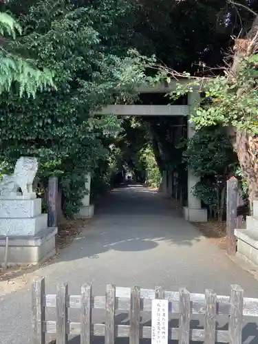 岩槻久伊豆神社の鳥居