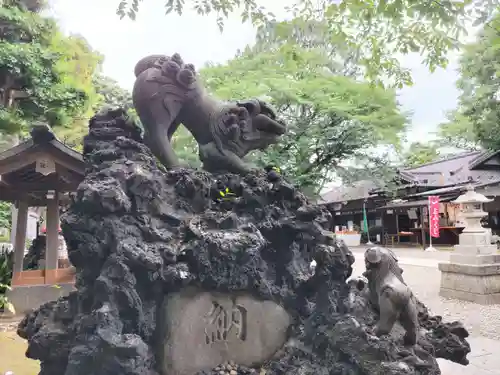 前原御嶽神社の狛犬