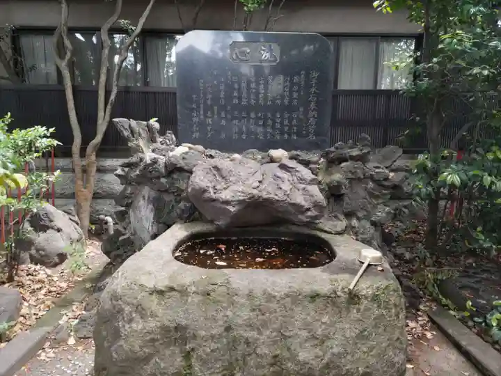 笠䅣稲荷神社の手水舎
