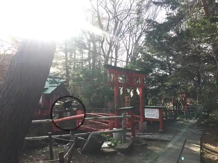 白石神社の鳥居
