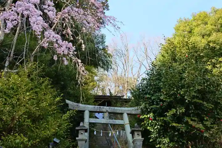 大六天麻王神社の鳥居