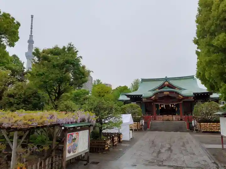 亀戸天神社の本殿・本堂