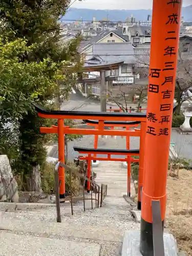 建勲神社の鳥居