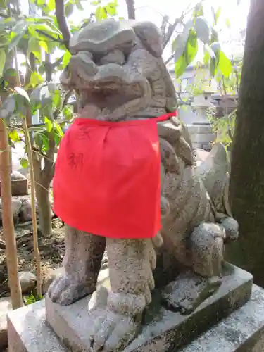 北向山不動院の狛犬