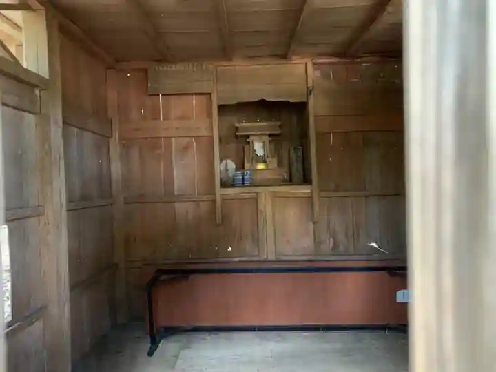 神社(名称不明)の本殿・本堂