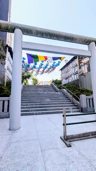 駒込妙義神社の鳥居