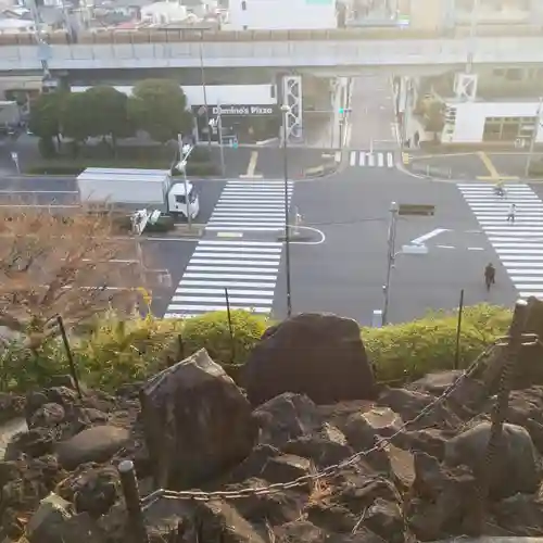 品川神社の景色