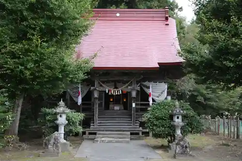 温泉神社の本殿