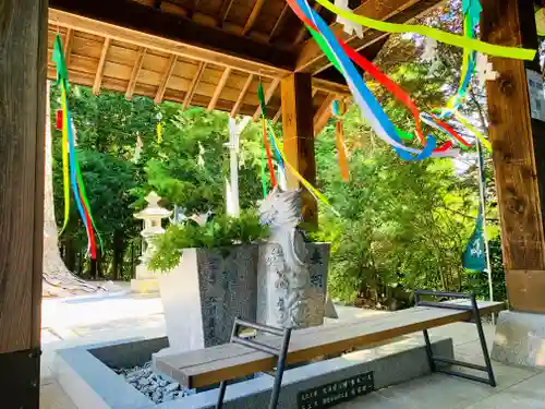 滑川神社 - 仕事と子どもの守り神の手水