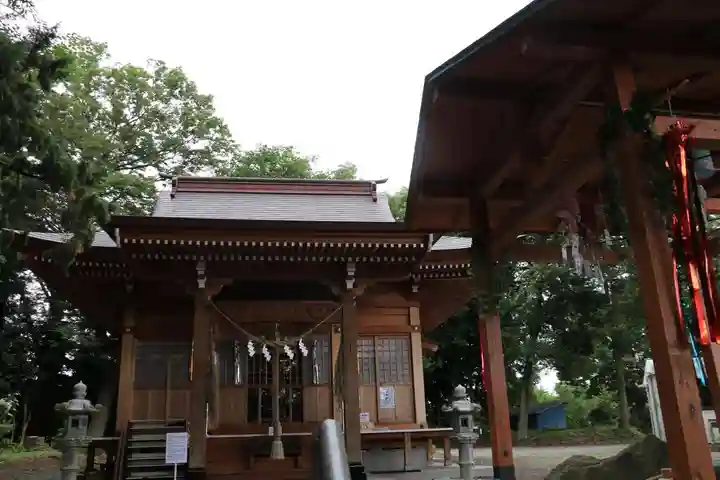 阿久津「田村神社」(郡山市阿久津町)旧社名:伊豆箱根三嶋三社の本殿・本堂