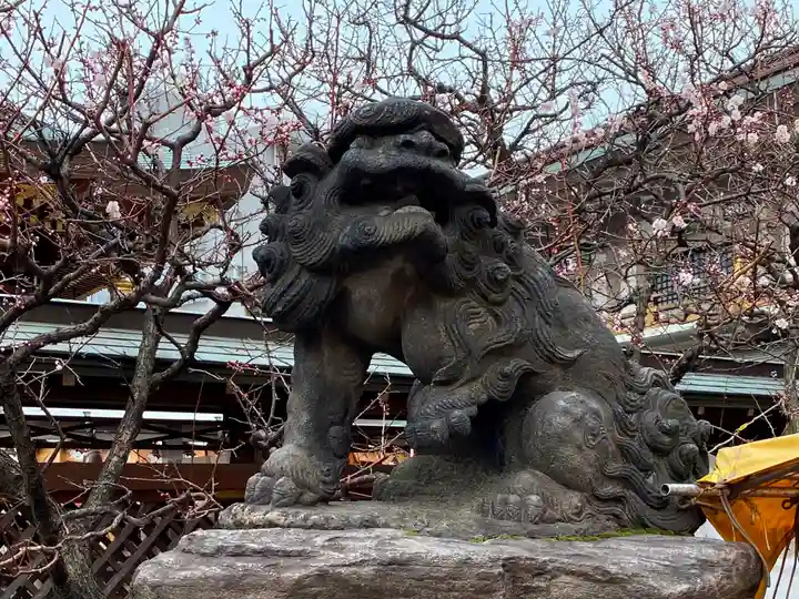 湯島天満宮の狛犬