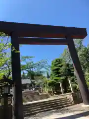 開成山大神宮の鳥居