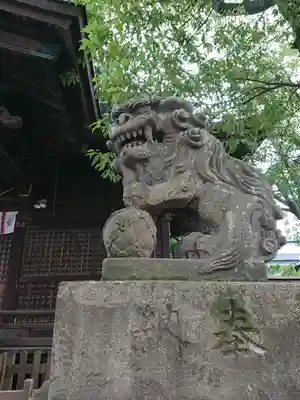 阿邪訶根神社の狛犬