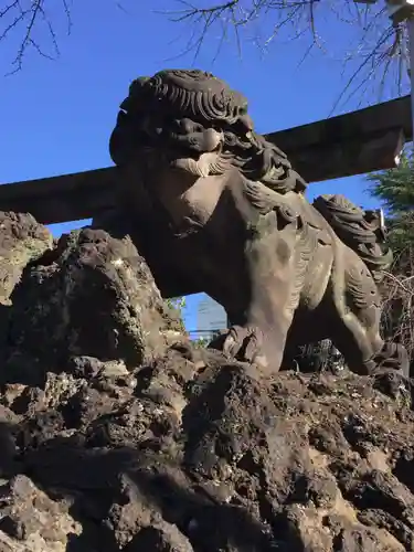 牛嶋神社の狛犬