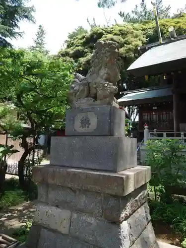 用賀神社の狛犬