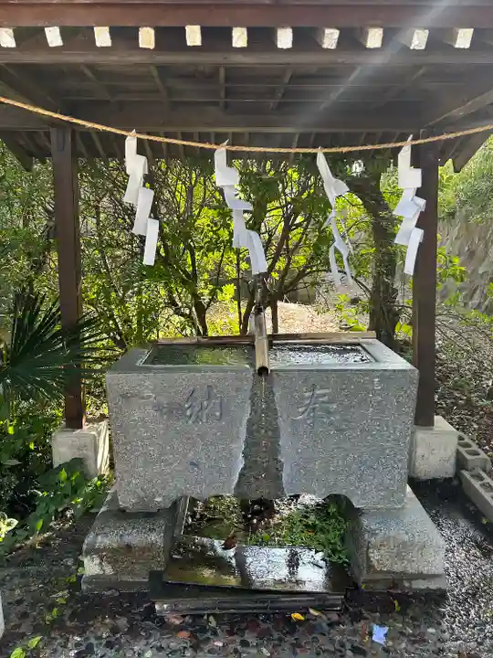 四倉諏訪神社の手水舎