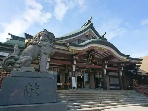 神明神社の狛犬