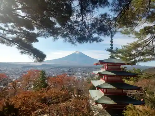 新倉富士浅間神社の景色