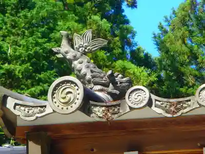 佐々良木武並神社の狛犬