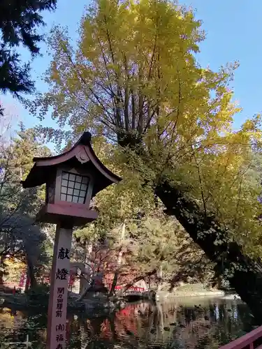 間々田八幡宮の庭園