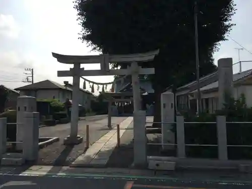 並木氷川神社の鳥居