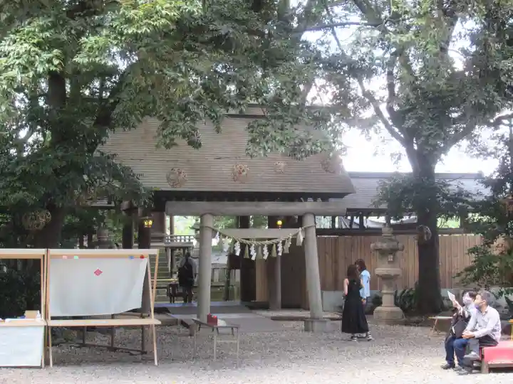 川越氷川神社の鳥居