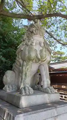 寒川神社の狛犬