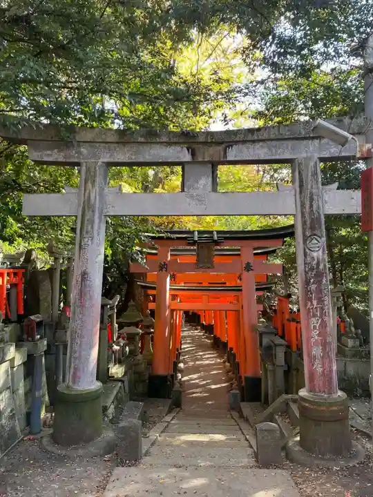 伏見稲荷大社間ノ峰(荷田社神蹟・ 伊勢大神)(京都府)