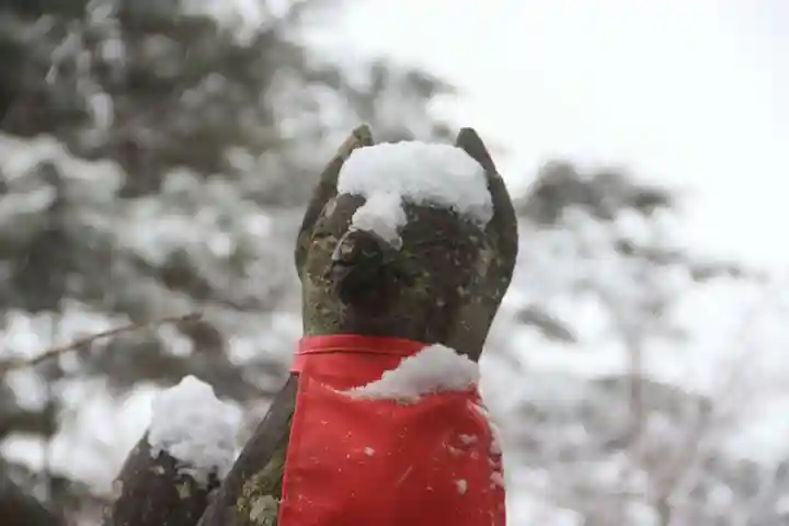 開成山大神宮の狛犬