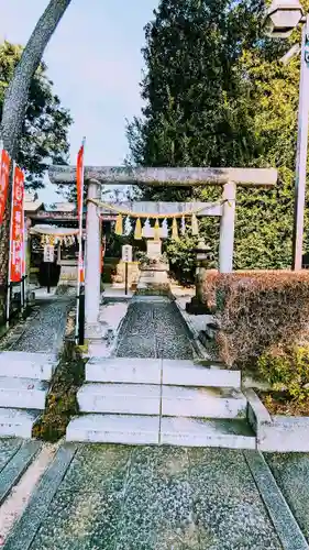 中野沼袋氷川神社の鳥居