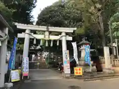 太子堂八幡神社の鳥居