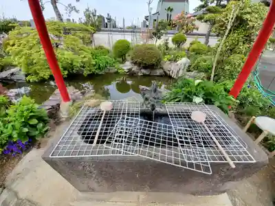 泉竜寺(乙女不動尊)の手水舎