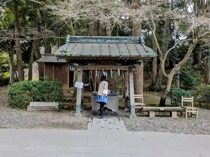 姉埼神社の手水舎