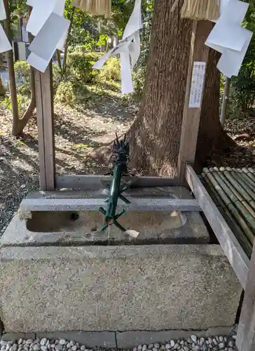 御殿山神社の手水