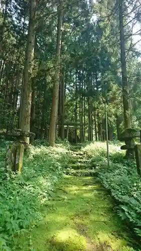 成澤不動尊神社の鳥居