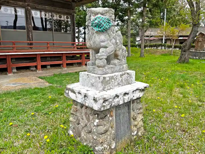 止々井神社の狛犬