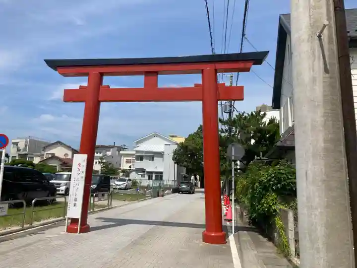 森戸大明神(森戸神社)の鳥居