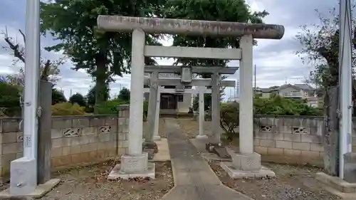 神明神社の鳥居