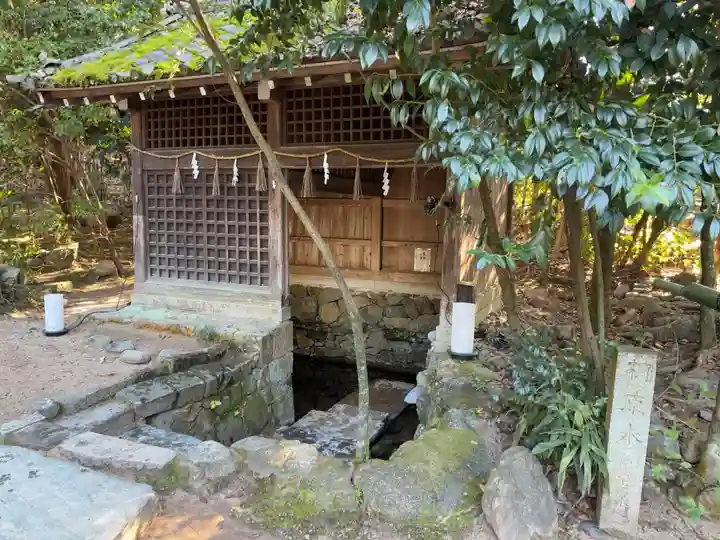 宇治上神社の手水舎